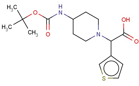 (4-BOC-AMINO-PIPERIDIN-1-YL)-THIOPHEN-3-YL-ACETIC ACID